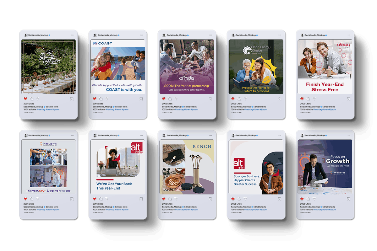 social media ads example